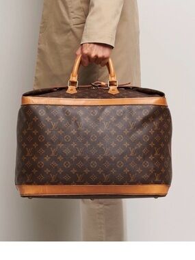 Louis Vuitton Brown Monogram Cruiser 55 Travel Bag